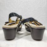 Alegria Sarah Oh Snap Sandals Womens 39 / 8.5 Glitter Sparkle Metallic Leather Photo 12