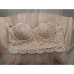 NWT London Dress Co. Peach Lace Homecoming Dress Photo 8
