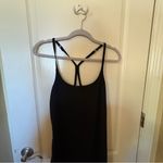 Athletic Chic Black Strappy Dress with shorts Size L Photo 3