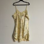 Cacique  Yellow Ditsy Floral Satin Slip Chemise Plus Size 18/20 Lingerie Cottage Photo 2