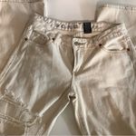 S.O.N.G. Size 7/28 Street Low Rise Jean With Rips Cream Jean. Preloved Photo 6