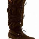 Sorel  Firenzy Snow Boots Water Resistant Suede Wool Lined Knee High Brown 7.5 Photo 0