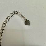 Gold tone rhinestone heart choker necklace Photo 5
