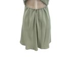 Aritzia Babaton Hamptons Mini Dress Short Sleeve Cut Out Sage Green Size 0 Photo 11