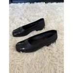 Aerosoles  Black Leather Square Toe Block Heel‎ Dressy Comfort Shoes 7 Photo 2