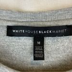 White House | Black Market Layered Look Knit Top with Shirttails & Lace Up Sides M Photo 5