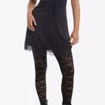 Cosmic Aura Black Lace Puff Sleeve Dress Size XS Photo 0