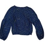 BB Dakota by Steve Madden Blue Flowy Blouse Women's Small Photo 2