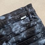 MOTHER The Super Swooner Tie Dye Ankle Skinny Jeans, NEW, Size 32 Black Photo 9