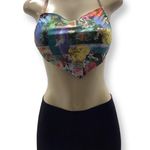 Indecent Proposal Made by Zuliana Mail Tropical Bandana Skirt Set Black Photo 3