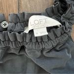 Loft  Sandwashed Black/Dark Gray Ruffle Halter Flounce Dress sz M Photo 1