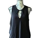 Rag and Bone HART CHOKER TANK BLACK RIB JERSEY SIZE MEDIUM SLEEVELESS DRAPED TOP Photo 0