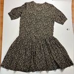 ANDREA MARE Womens Maxi Dress Sz M Black/Gold Floral 4 Pockets Black Size M Photo 1