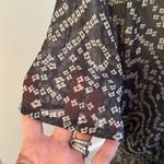 CZ Coverups Sheer Embroidered Neckline Swim Coverup XL Gray Photo 3