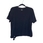 Calia by Carrie Underwood Black Side Tie Short Sleeve Tee Photo 4