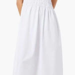 Noisy May  ingrid smocked dress bright white Large Photo 0