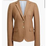 J.Crew Factory Original Schoolboy Blazer in Camel Women's Size 6 NWT Tan Photo 2