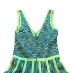 Bebe Space Dye Fit & Flare Dress Sleeveless Bold Stretch V-Neck Size Small NWT Photo 6