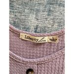 Liberty Love  Lavender Mauve Waffle Knit Tank Top Large Photo 2