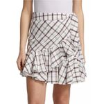 Veronica Beard Memphis Ruffle Plaid Mini Skirt Photo 1