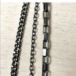 Premier Designs  long dark grey metal necklace Photo 4