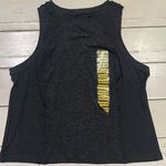 Members Mark Women’s  Soft Rib Tank Medium Semi Fitted Stretch Charcoal Grey Photo 0