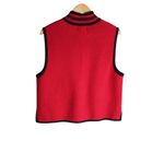 Vintage Cambridge Dry Goods Red Wool Vest Womens Size L Size L Photo 1