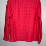 Coolibar Long Sleeve Top Size Large Pink UPF 50+ Sun Protection Swim Cover Photo 7