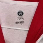 Women’s Chicago Blackhawks lightweight 100% cotton Hoodie long sleeve tshirt S Red Photo 8