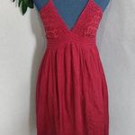 Charlotte Russe Deep Red Boho Slip Dress Photo 0