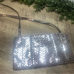 Michael Kors Metallic Snakeskin Clutch Purse Photo 4