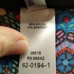 NWT Swimsuits For All Women's Size 14/16 Sheer Colorful Bathing Suit Coverup Blue Photo 4