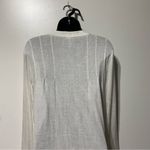 Free People  Your Girl Button-Front Tunic Top Dress In Ivory Size Small Photo 8