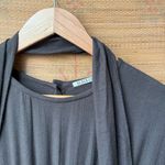 Black Crane The Wide Culotte Wool Blend Jumpsuit in Olive Brown Size XS Photo 6