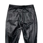 Spanx Women's Faux Leather High Rise Skinny Ankle Pants Black Pull On Size Small Photo 4