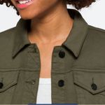 PROSPERITY Jolene Stretch Denim Jacket Olive Medium NWT STITCH FIX Green Photo 1
