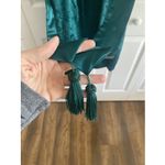 Victoria's Secret Vintage Robe Small Satin Damask Emerald Green Elegant Old Money Photo 8