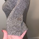 Heathered Brown cowl neck button detail sweater dress Size M Photo 5