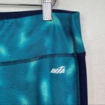 Avia Long Length Turquoise Patterned Leggings Sz L Photo 2