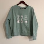 Pact NWT  Women’s Crewneck Sage Herb Organic Cotton Size Large Photo 2