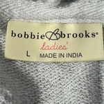 Bobbie Brooks Ladies' Gray Yellow Long Sleeve Love Hoodie Size‎ L Size L Photo 2