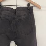 Pistola  distressed raw hem skinny jeans charcoal Wash 5-pocket zip button ripped Photo 6