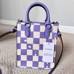 Coach North South Mini Tote With Checkerboard Print cr180 Photo 2