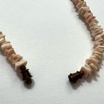 Puka Shell Necklace White Light Pink Surfer VSCO Hawaiian Seashell Beaded Photo 5