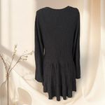 Style & Co Y2K Dark charcoal knit tunic sweater dress size M Photo 3