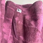 The North Face Fleece Quarter Half Zip Size Medium Pink Camo Print Photo 2