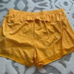 Athleta  Printed Mesh Racer Run Short 4” Inseam Gold Size 3X Lined NWT Photo 6