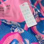 frankie's bikinis NWT Mel Mesh High Neck One Piece Swimsuit Tropic Love Small Photo 5