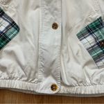 PAO‎ Originals Vintage 80s Retro Plaid Bomber Jacket Oversized Women’s Size XL White Photo 2