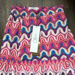 PatBo Alessandra Ambrossio CROCHET RUFFLE MAXI SKIRT Size 4 Photo 1